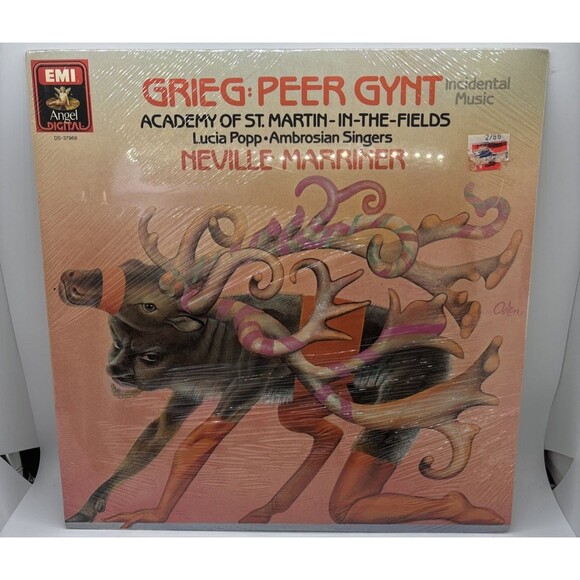 1983 GRIEG Peer GYNT INcidental Music LP Vinyl Record Album Sealed DS-37968 GRG - Picture 1 of 6